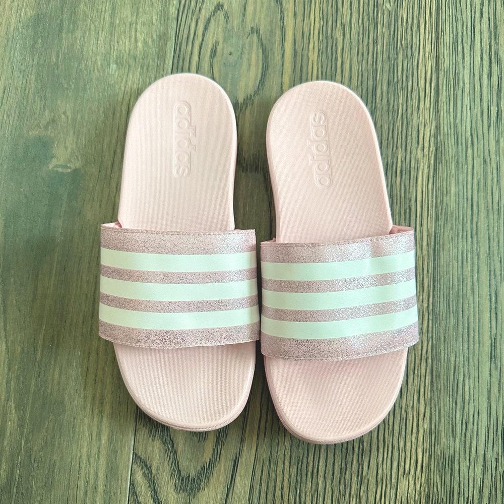 Adidas Comfort Slides, Size 2